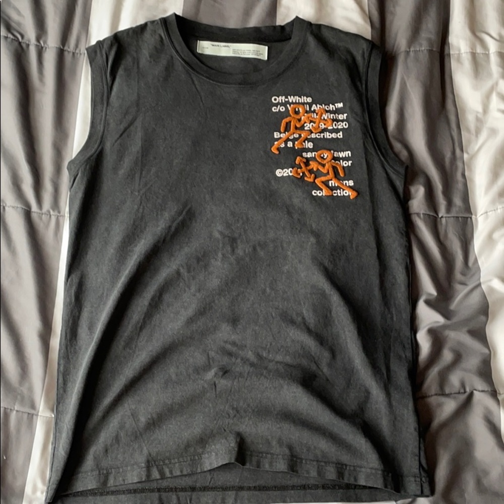 Off White “Main Label” Sleeveless Tee